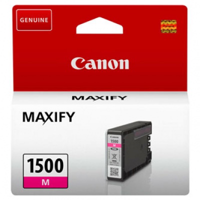 Canon cartus original PGI-1500 M, magenta, 300 pagini, 4.5ml, 9230B001, Canon MAXIFY MB2050,MB2150,MB2155,MB2350,MB2750,MB2755