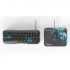 E-blue Polygon, set tastatură și mouse Cobra II, US, pentru gaming, și mousepad Mazer Marface S, tip cu fir (USB), negru-albastru