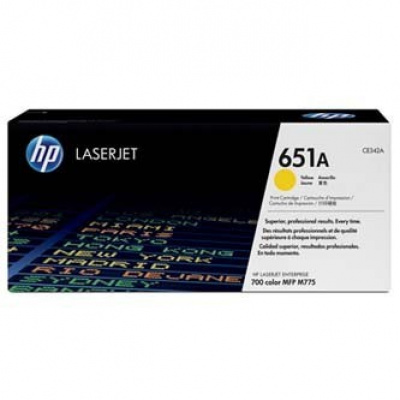 HP 651A CE342A galben (yellow) toner original