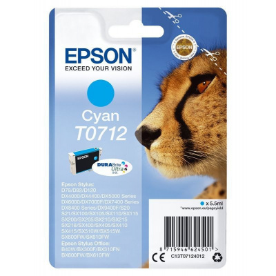 Epson T07124012 azuriu (cyan) cartus original