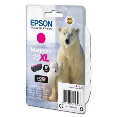 Epson 26XL C13T26334012 purpuriu (magenta) cartus original