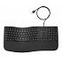 Tastatură HP 480 Comfort cu fir (USB) CZ, neagră