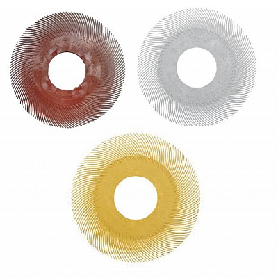 3M Scotch-Brite™ Bristle™ Lamele de schimb pentru perii de curățare, tip C, set = 8 buc. 150 mm x P80