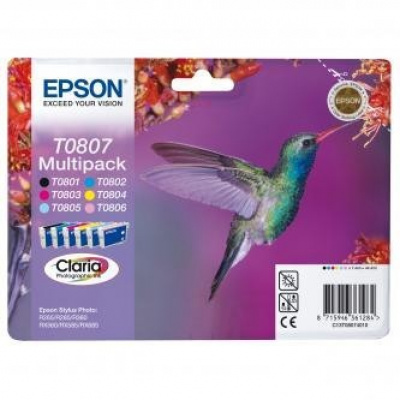 Epson C13T08074011 T0807 multipack cartus original