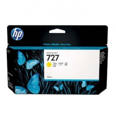 HP 727 B3P21A galben (yellow) cartus original