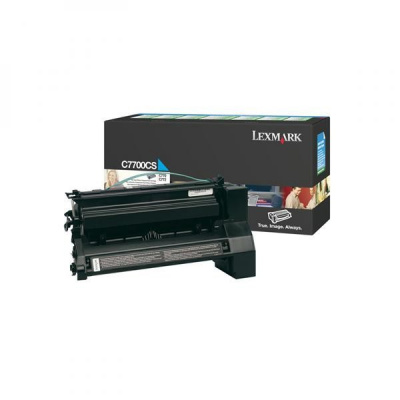 Lexmark C7700CS azuriu (cyan) toner original