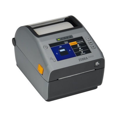 Zebra ZD621d ZD6A142-D2EL02EZ DT, 8 dots/mm (203 dpi), imprimantă de etichete, RTC, USB, USB Host, RS232, BT, Ethernet, Wi-Fi, cutter, grey (succesor GC420t)