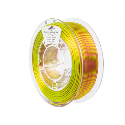 Spectrum 81395 3D filament, PLA Magic Silk, 1,75mm, 250g, Multicolor (Solar flare)