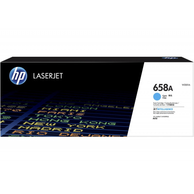 HP 658A W2001A azuriu (cyan) toner original