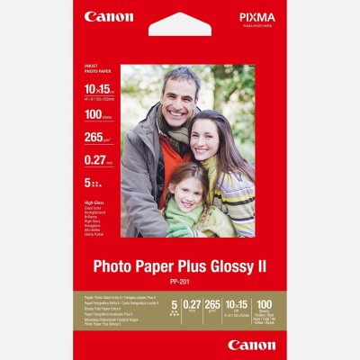 Canon Paper Plus Photo 2311B072, 100buc., 10x15cm, lucios, jet de cerneală, alb, hârtie fotografică