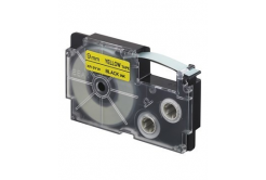 Casio XR-9YW1, 9mm x 8m, text negru / fundal galben, banda originala