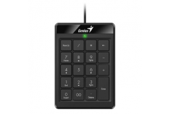 Genius NumPad 110, numerická klávesnice numerická, drátová (USB), černá, ne