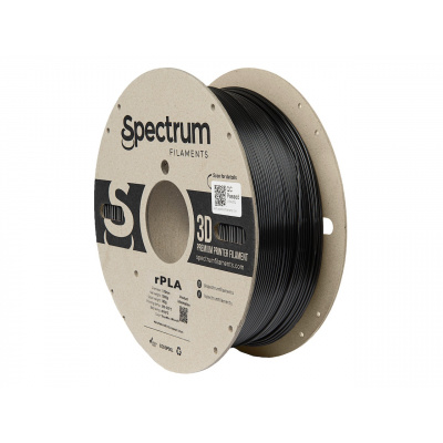 Spectrum 80554 3D filament, r-PLA, 1,75mm, 1000g, Negru (Traffic black)