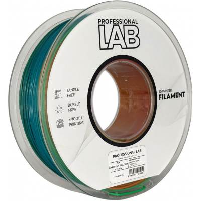 Professional Lab FG-P74-E1, 3D filament, PLA, 1,75mm, 1000g, Multicolor (Gradient colour)
