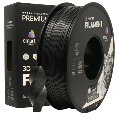 Smart Print FG-S175-E1, 3D filament, PLA, 1,75mm, 1000g, Negru (Galaxy black)