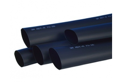 3M MDT-A Trubice s lepidlem smršťovaná teplem, černá 12 mm/3 mm, délka 1 m, černá