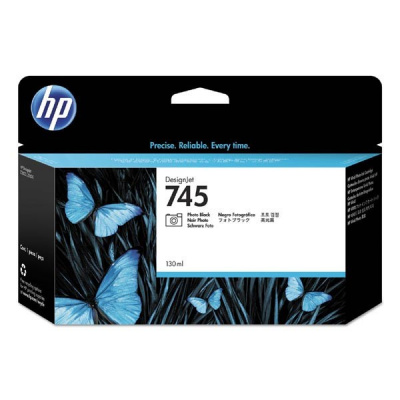 HP 745 F9J98A foto negru (photo black) cartus original