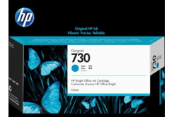 HP 730 P2V62A azuriu (cyan) cartus original