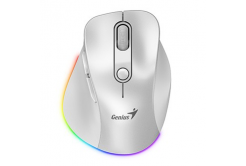 Mouse Fara fir, Genius Ergo 9000S Pro 31030039400, alb, optical, 2400DPI