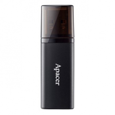 Apacer Unitate flash USB, USB 3.0, 32GB, AH25B, negru, AP32GAH25BB-1, USB A, cu capac