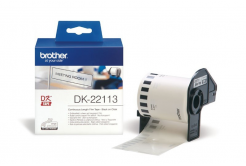 Brother DK-22113, 62mm x 15,24m, acoperit cu folie, rolă continuă originală