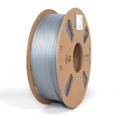 Gembird 3DP-PLA+1.75-02-S, 3D filament, PLA Plus, 1,75mm, 1000g, Argintiu (Silver)