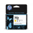 HP 712 3ED69A galben (yellow) cartus original