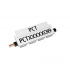 Partex PCT30024CN9, 2,5-3,3mm, 24mm, alb, 700buc., marcatori a clip continui