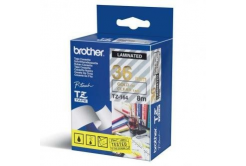 Brother TZ-164 / TZe-164, 18mm x 8m, text auriu/fundal translucidă, banda original