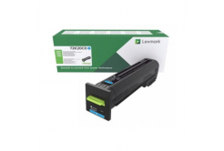 Lexmark 72K20C0 azuriu (cyan) toner original