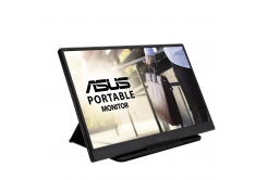 Monitor ASUS ZenScreen MB165B 90LM0703-B01170, 15,6", TN, HD Ready, 60Hz, 10ms, Negru, 3R