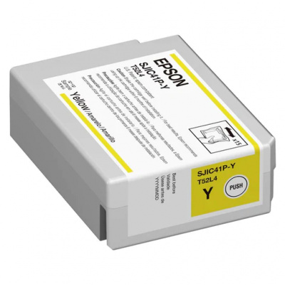 Epson SJIC42P-Y C13T52M440 pentru ColorWorks, galben (yellow) cartus original