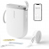 Niimbot D11-H Smart 1AA57281601, aparat de etichetat, alb + rola etichete