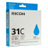 Ricoh GC-31C 405689 azuriu (cyan) cartus original