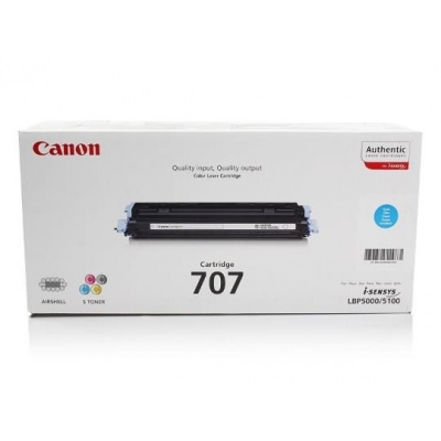 Canon CRG-707 azuriu (cyan) toner original