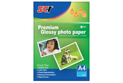 SCI GPP-230 Glossy Inkjet Photo Paper, 230g, A4, 20 buc., hârtie foto lucioasa