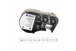 Brady M4C-318-498 / 170783, 8.08 mm x 4.88 m, Vinil, text negru / fundal alb