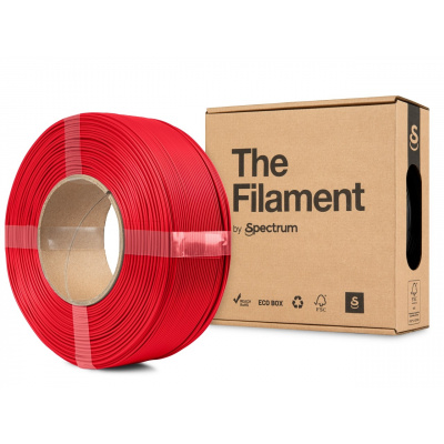 "The Filament" by Spectrum TF-24181, ReFill, HT-PLA, 1,75mm, 1000g, Roșu (Vivid red)
