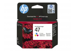 HP 47 6ZD61AE#BHK color cartus original