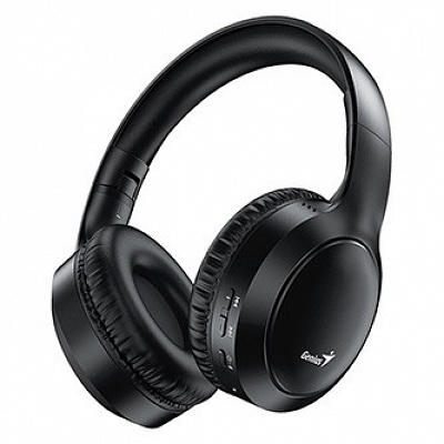 Căști Genius HS-800BT cu microfon, wireless, negre, bluetooth