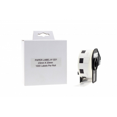 Brother DK-11221, 23mm x 23mm, rola etichete compatibil, 1000 etichete