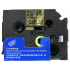 Banda compatibila Brother TZ-811 / TZe-811, 6mm x 8m, text negru / fundal auriu