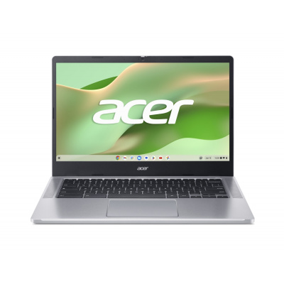 Acer Chromebook 314 CB314-4HT-C1MD NX.KNCEC.001 Laptop, N100, 14", FHD, T, 8GB, 128GB eMMC, UHD, Chrome, Silver, 2R