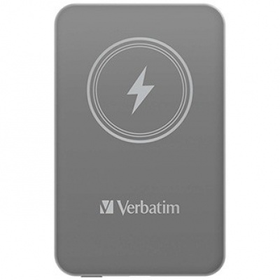 Verbatim 32244 power bank cu încărcare wireless, 5V, 5 000mAh, gri