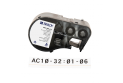 Brady M4C-500-414 / 170728, 12.70 mm x 3.66 m, Poliester, text negru / fundal alb