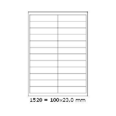 Etichete autoadezive 178 x 127 mm, 2 de etichete, A4, 100 coli