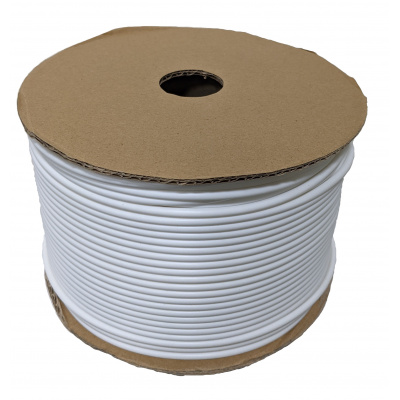 Tuburi ovale din PVC R25, 2,5mm, 100m, alb