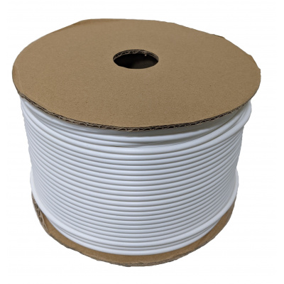 Marcaj tub din PVC rotund R25, 2,5mm, 100m, alb