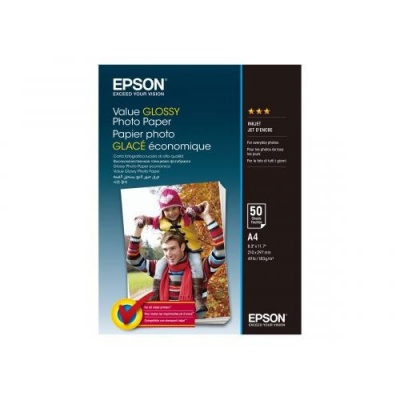 Epson S400036 Value Glossy Photo Paper, lucios, alb, hartie foto, A4, 200 g/m2, 50 buc