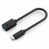 Genius 32590003400 adaptor USB, (3.0), USB C tată - USB A mamă, negru, USB 3.0, până la 5Gbps